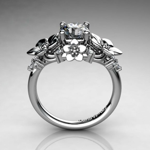 Flori's Multi 925 White Topaz Ring sz 6 - Picture 4 of 6